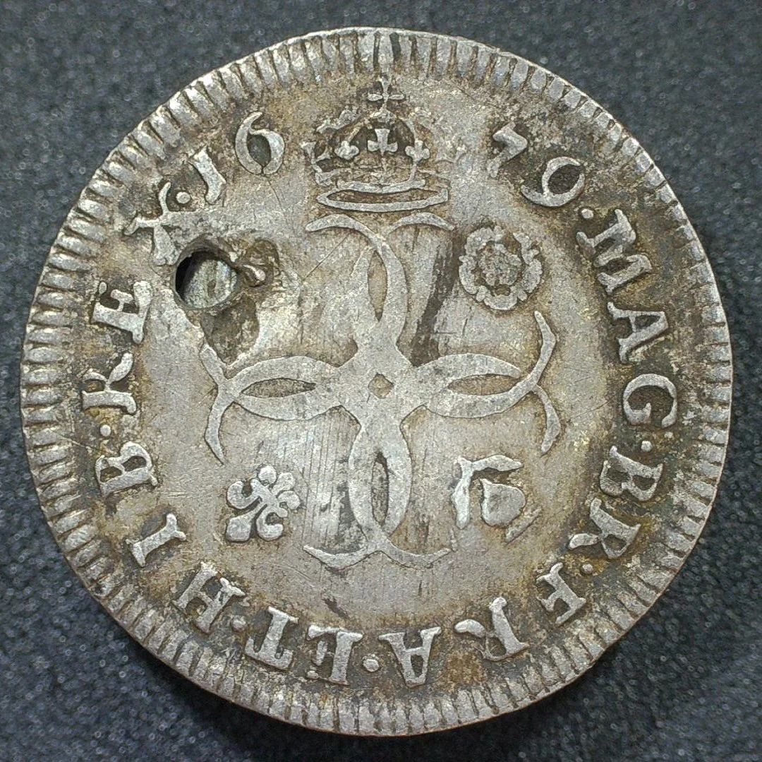 Charles II. Fourpence. Pierced. - Image 5