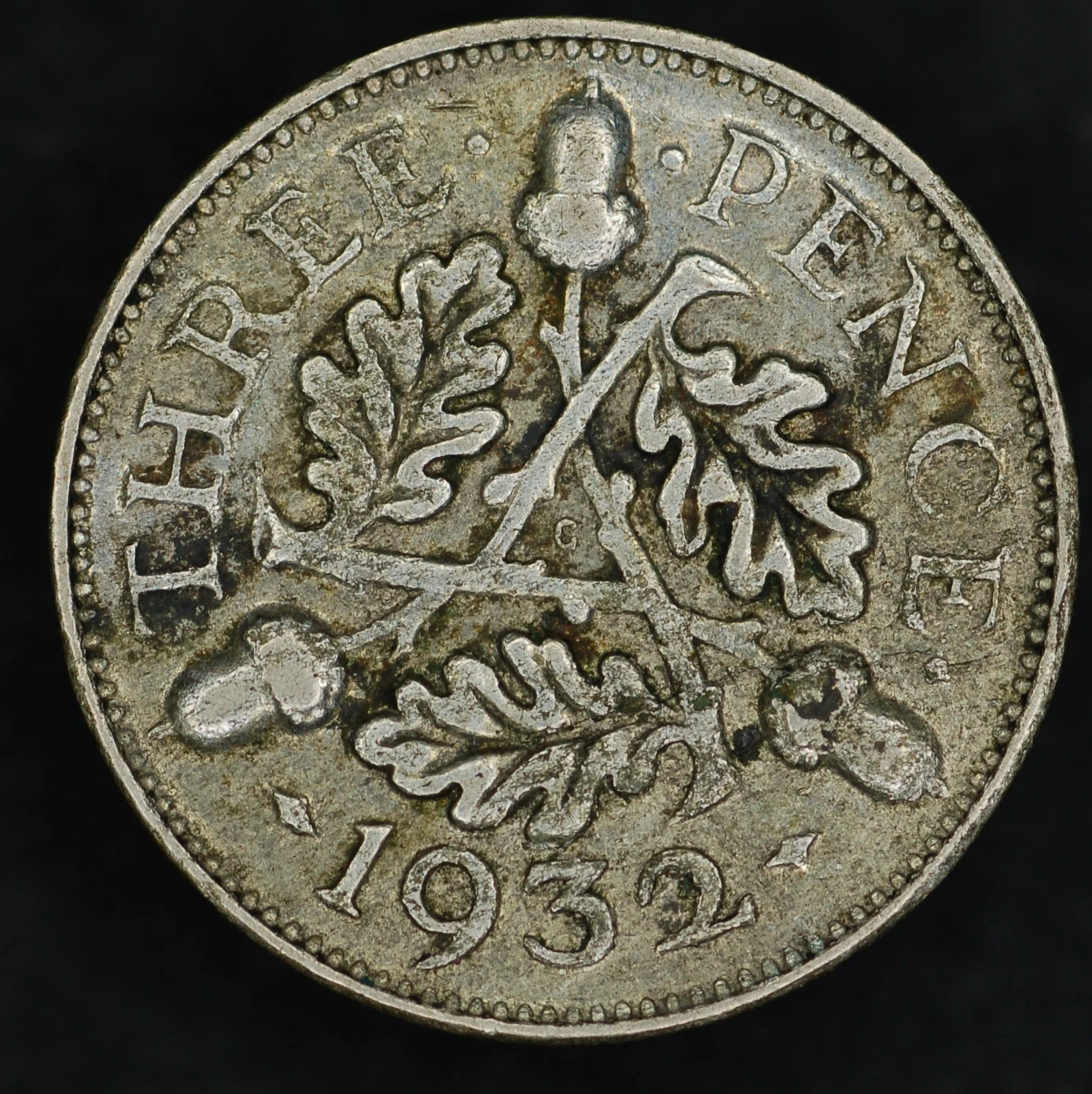 George V. Threepences. 1920-1936. Circulated - Image 19