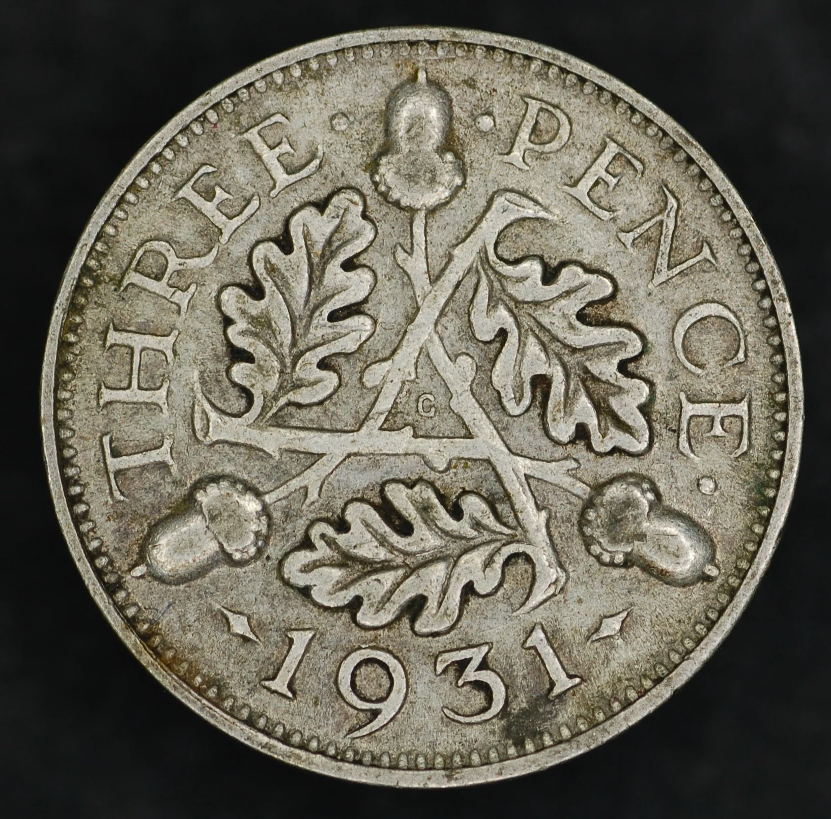 George V. Threepences. 1920-1936. Circulated - Image 7