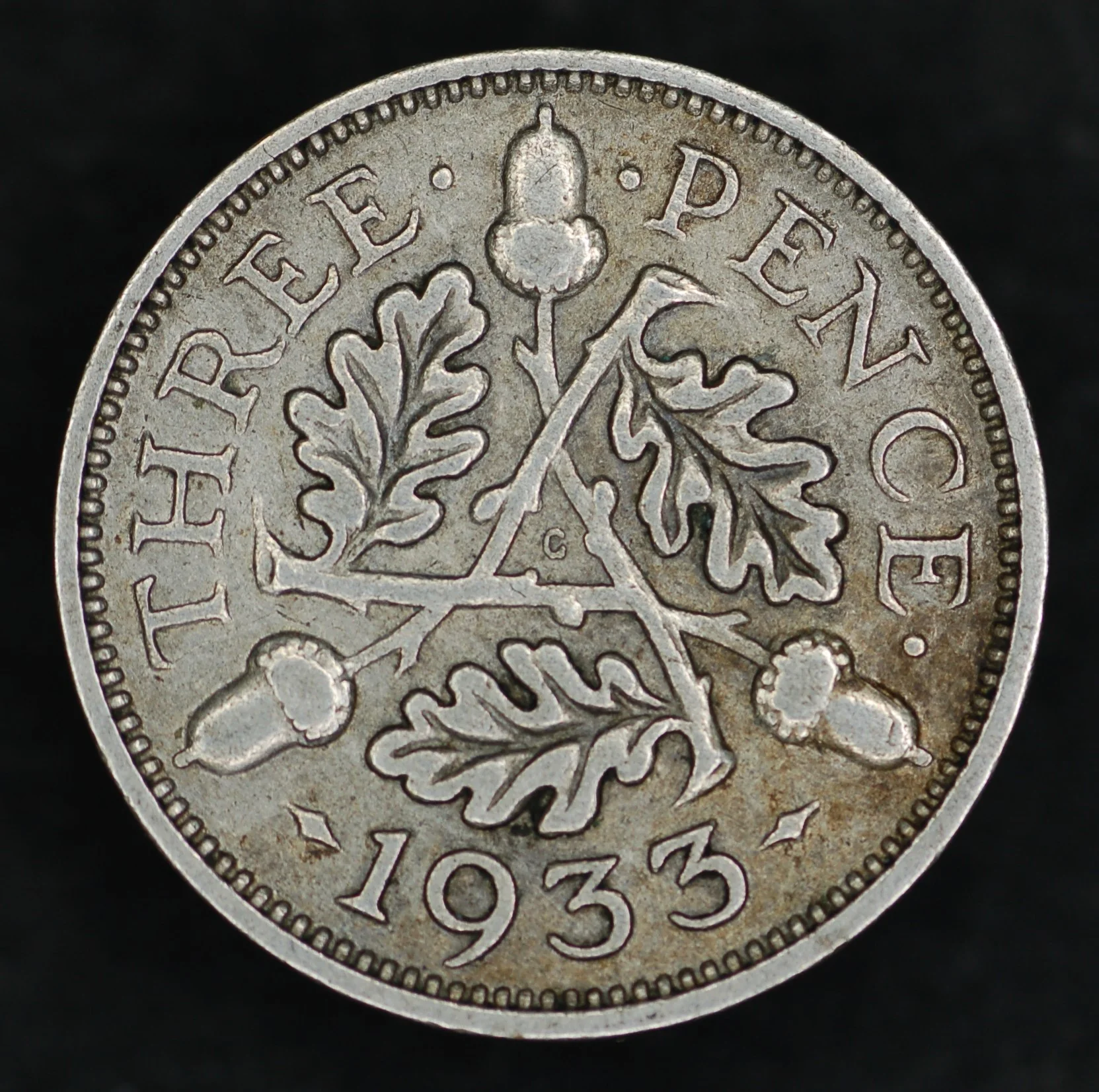 George V. Threepences. 1920-1936. Circulated - Image 9